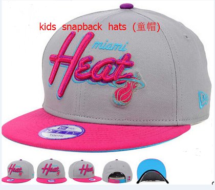 Kids Miami Heat Snapback Hat 60D 140802 1